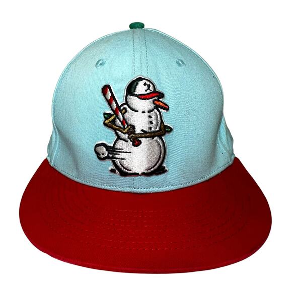 Baseballism Snowman Hat Cap Fitted Size 7 Tiffany Blue - Picture 1 of 7